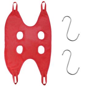 Cat Dog Hammock Helper Pet Grooming Hammock Harness Restraint Bag Helper Breathable for Nail Trimming Clipping (Option: seRed_M)
