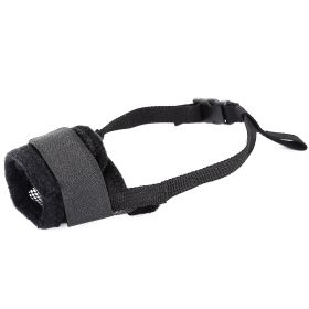 Pet Dog Muzzle Mask Adjustable Dog Mouth Cover with Breathable Mesh Adjustable at Neck Snout for Anti Biting Barking Chewing (Option: uzzleM)